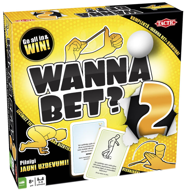 Taktisches Brettspiel Wanna Bet 2 (Auf Lettisch)