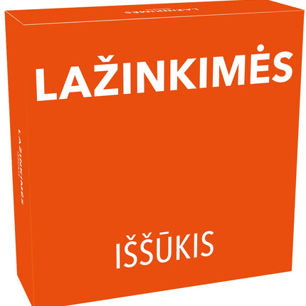 Tactic Board Game Wanna Bet Challenge (In Lithuanian Lang.)