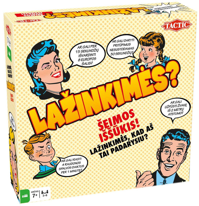 Taktisches Brettspiel - Lust auf eine Wette? (In litauischer Sprache.)