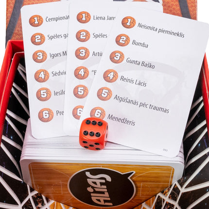 Tactic Boardgame Alias: Basketball (In Latvian Lang.)