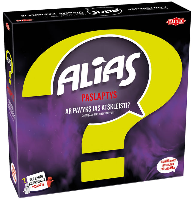 Tactic Boardgame Alias Mystery (In Lithuanian Lang.)
