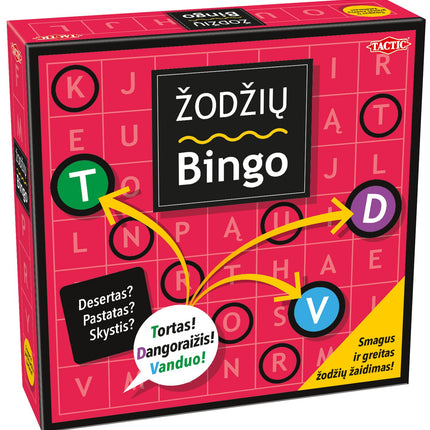 Tactic Game Word Bingo (In Lithuanian Lang.)