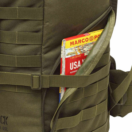 Taktischer Rucksack, 65L, Grün, Outdoor Camping