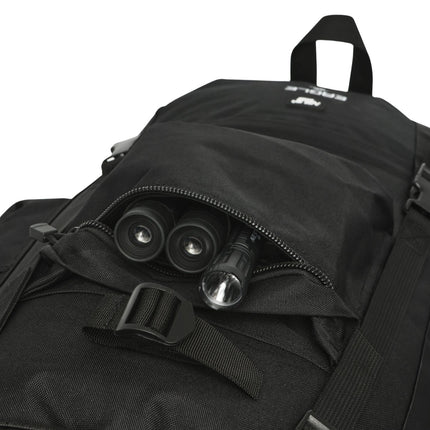 Tactical Backpack, 70L, Black, Heavy-Duty