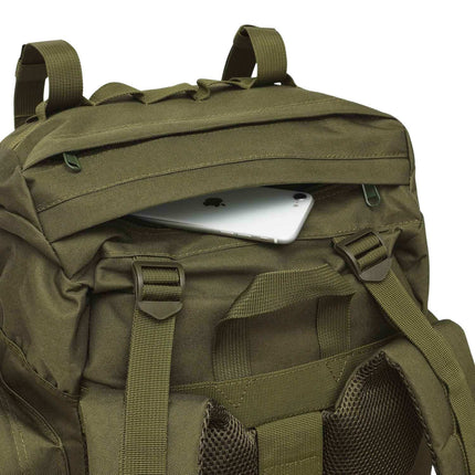 Tactical Backpack, Eagle Green, 70L Capacity