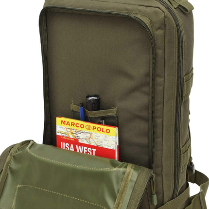 Taktischer Rucksack, Ranger Green, 45L Fassungsvermögen