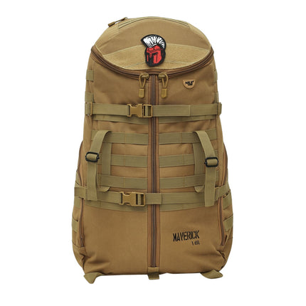 Taktischer Rucksack, Sandfarben, 65 Liter Fassungsvermögen
