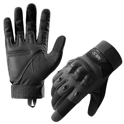 Taktische Handschuhe, Schwarz, Groß, Robuster Schutz
