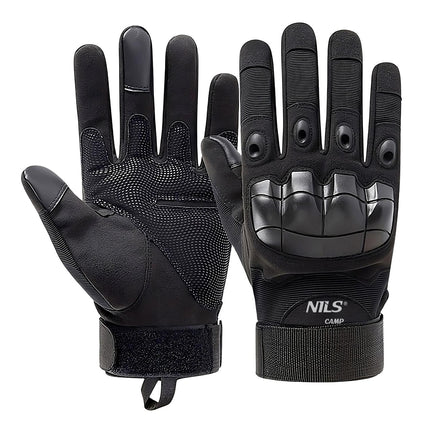 Taktische Handschuhe, Schwarz, Groß, Robuster Schutz
