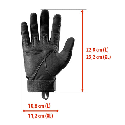 Taktische Handschuhe, Schwarz, Groß, Robuster Schutz