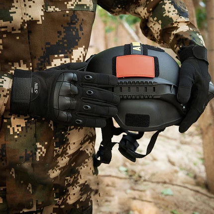 Taktische Handschuhe, Schwarz, Groß, Robuster Schutz