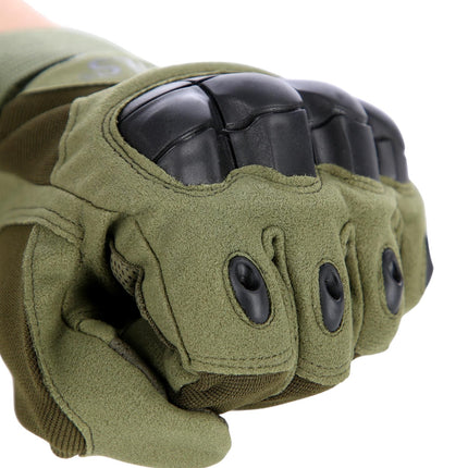 Taktische Handschuhe, grün, Größe L, strapazierfähiges Material