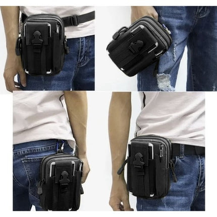 Taktische Gürteltasche + Gürtel schwarz Trizand 24321