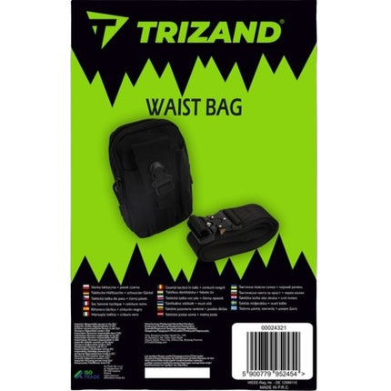Taktische Gürteltasche + Gürtel schwarz Trizand 24321