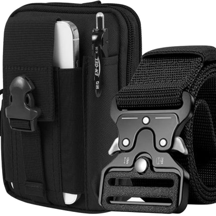 Taktische Gürteltasche + Gürtel schwarz Trizand 24321