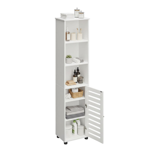 Tall Bathroom Cabinet with Adjustable Shelves