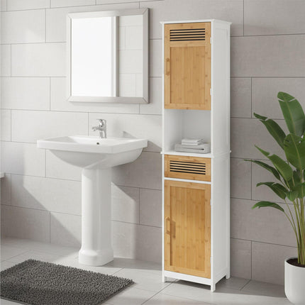 Hoher Badezimmerschrank