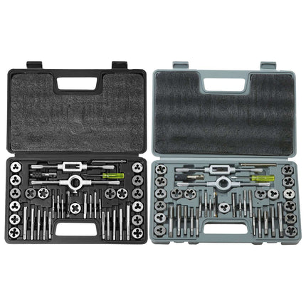 Tap and Die Set, 80-Piece Metric and SAE, Case