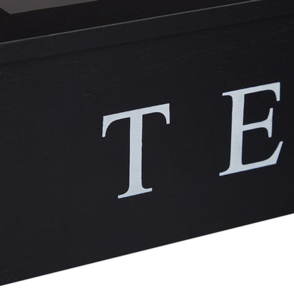 Tea Bag Organizer with 9 Compartments, Viewing Window