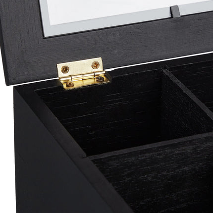 Tea Bag Organizer with 9 Compartments, Viewing Window