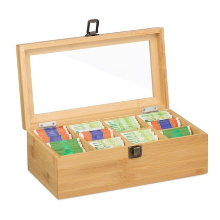 Teebox mit 10 Fächern