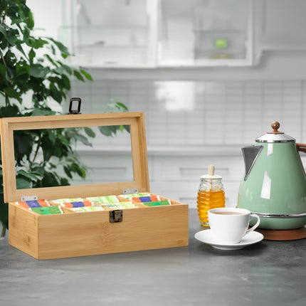 Teebox mit 10 Fächern