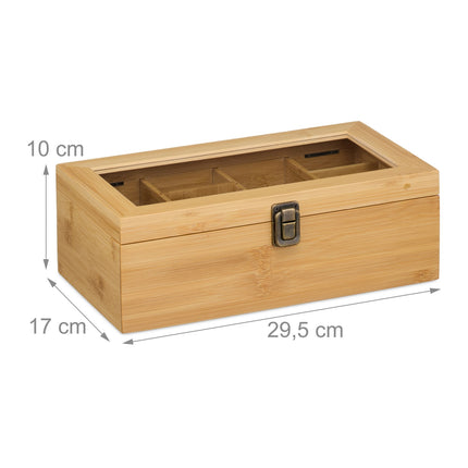 Teebox mit 10 Fächern