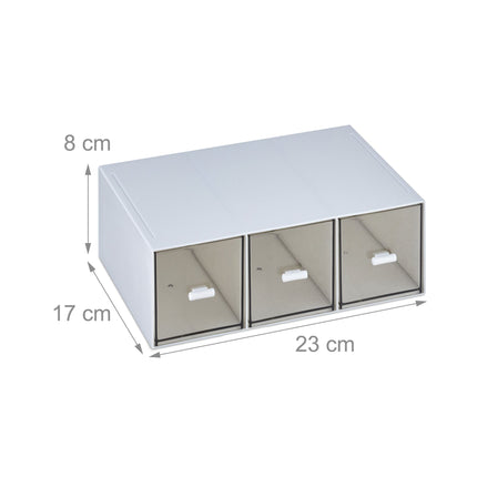 Tea holder with 3 compartments