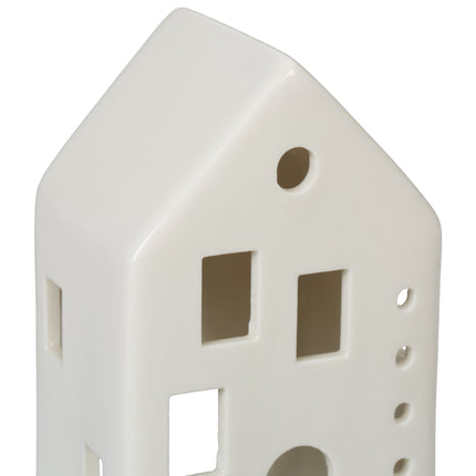 Teehaus aus weißer Keramik