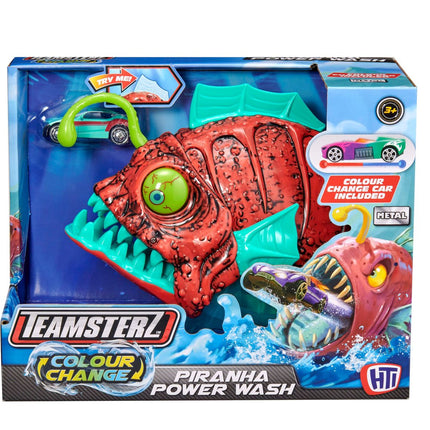 Teamsterz Farbwechsel-Spielset Piranha-Waschanlage