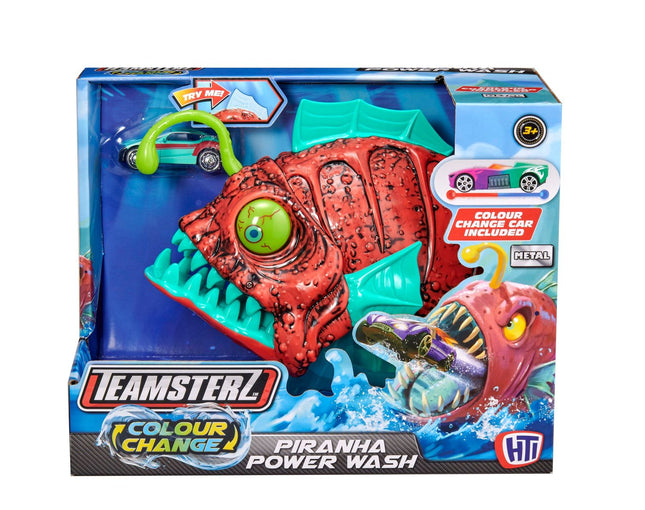 Teamsterz Farbwechsel-Spielset Piranha-Waschanlage
