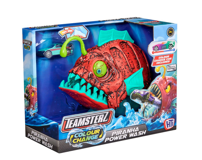 Teamsterz Farbwechsel-Spielset Piranha-Waschanlage