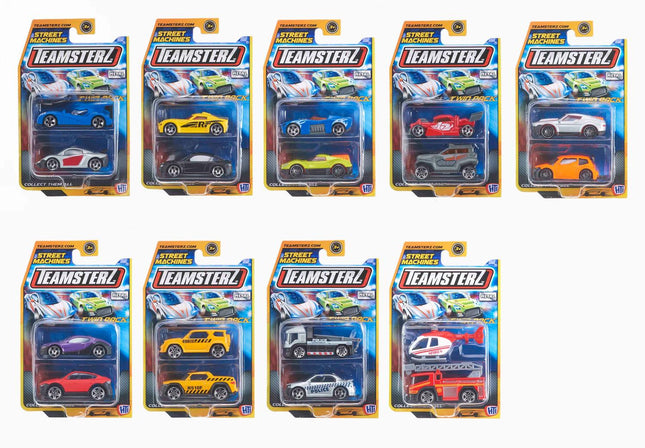 Teamsterz Die-Cast Modelle Street Machines, 2, 7,5Cm
