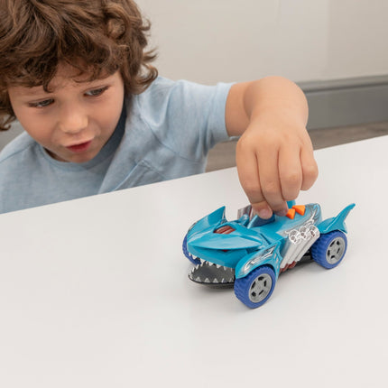 Teamsterz Mighty Machine Shark Car With Light And Sound, 12,5 Cm