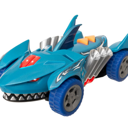 Teamsterz Mighty Machine Shark Car With Light And Sound, 12,5 Cm