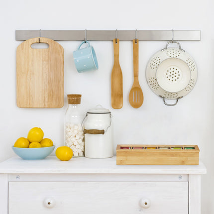 Teask in bamboo 6 compartments