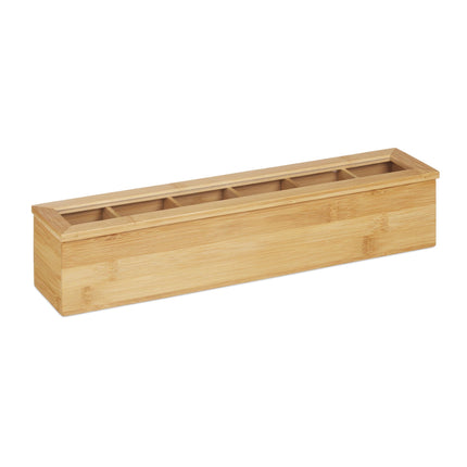 Teask in bamboo 6 compartments