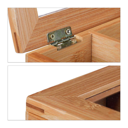 Teask in bamboo 9 compartments