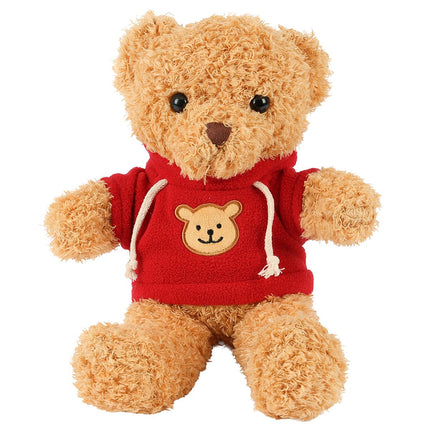 Teddybär 30 cm, weiches Plüschtier für Kinder, Hellbraun