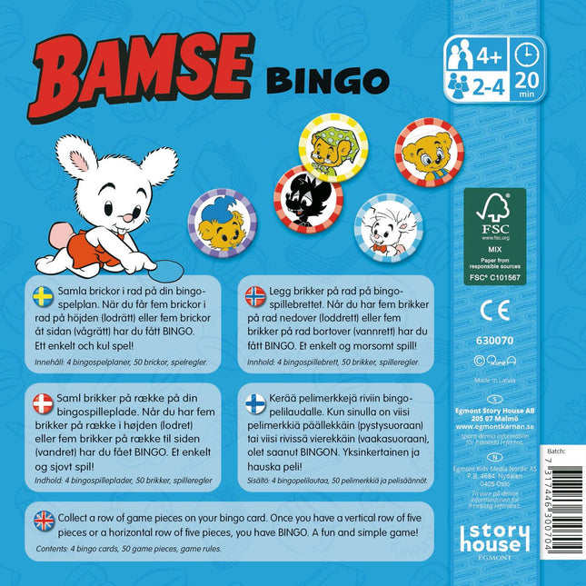 Teddybär-Bingo