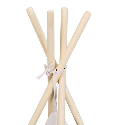 Teepee play tent with floor mat