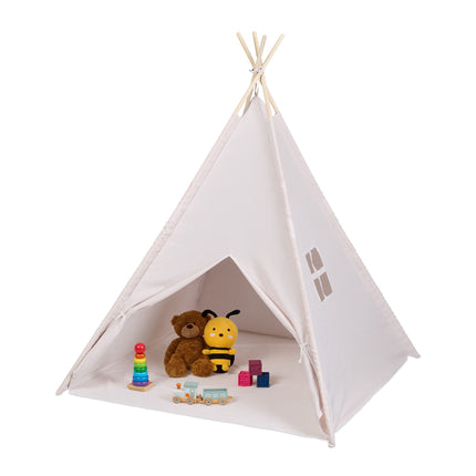 Teepee play tent with floor mat