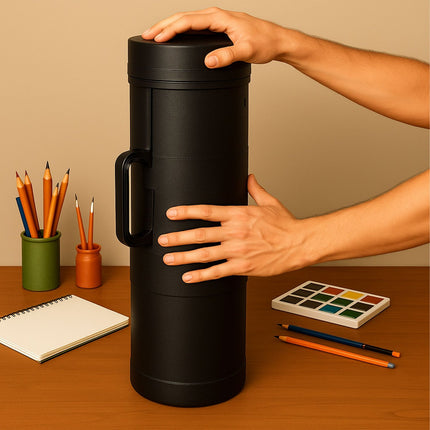 Telescopic Poster Roll with Handle and Strap