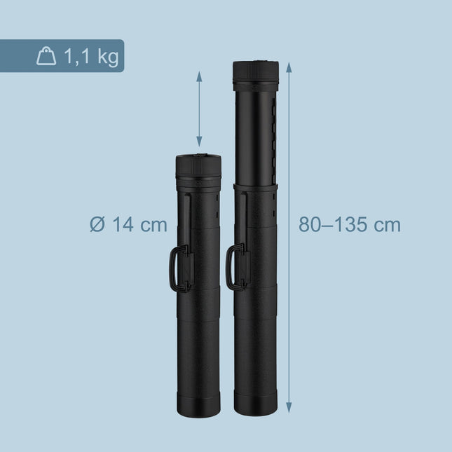 Telescopic Poster Tube with Handle and Strap