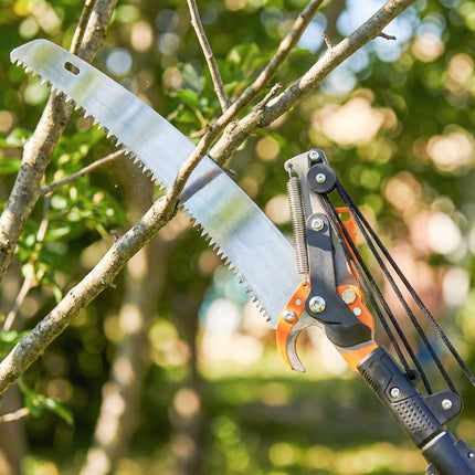 Telescopic Tree Pruner Saw, 135-199 cm, 65Mn Steel Blade
