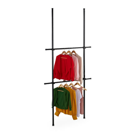 Teleskop-Garderobensystem, verstellbar 165–300 cm