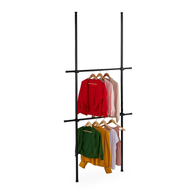 Teleskop-Garderobensystem, verstellbar 165–300 cm