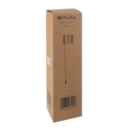 Teleskop-Fensterreiniger 1,8m, 3-in-1 Set mit Abzieher