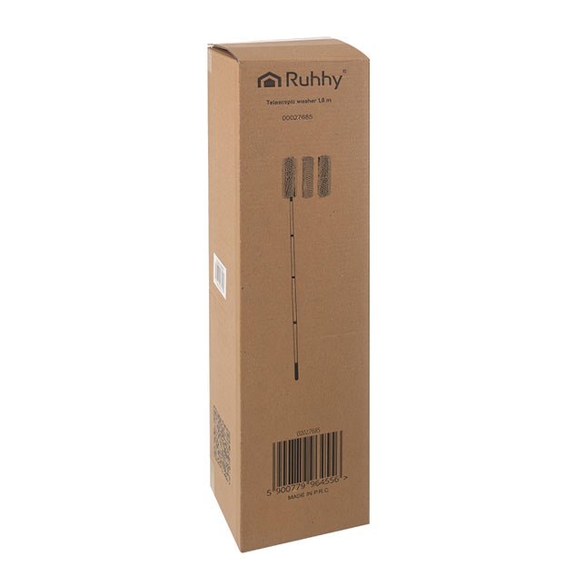 Telescopic Window Cleaner 1.8m, 3-in-1 Set with Squeegee