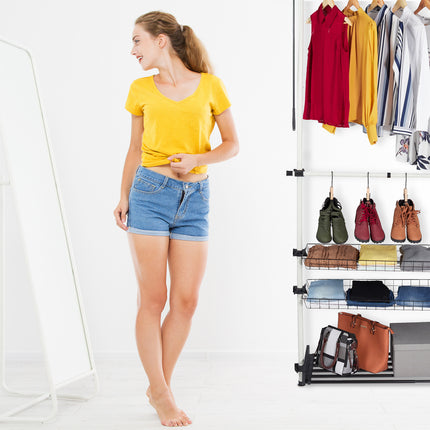 Telescopic open closet